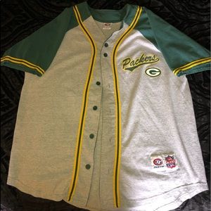 True fan Packers button up